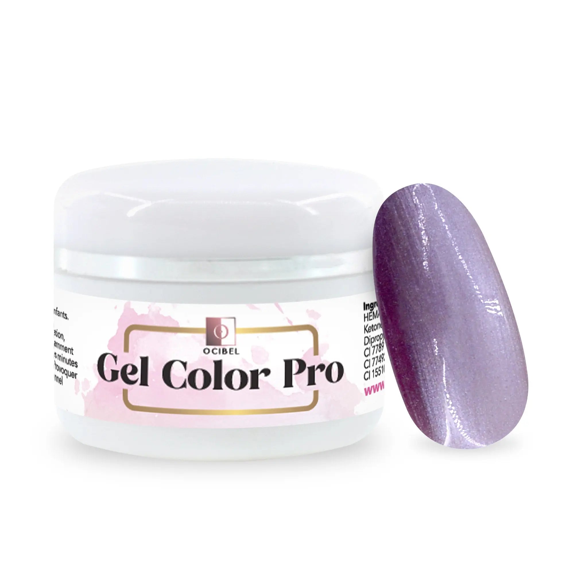 Gel Color Pro 5ml 4804 - Gris Acier Irisé OCIBEL