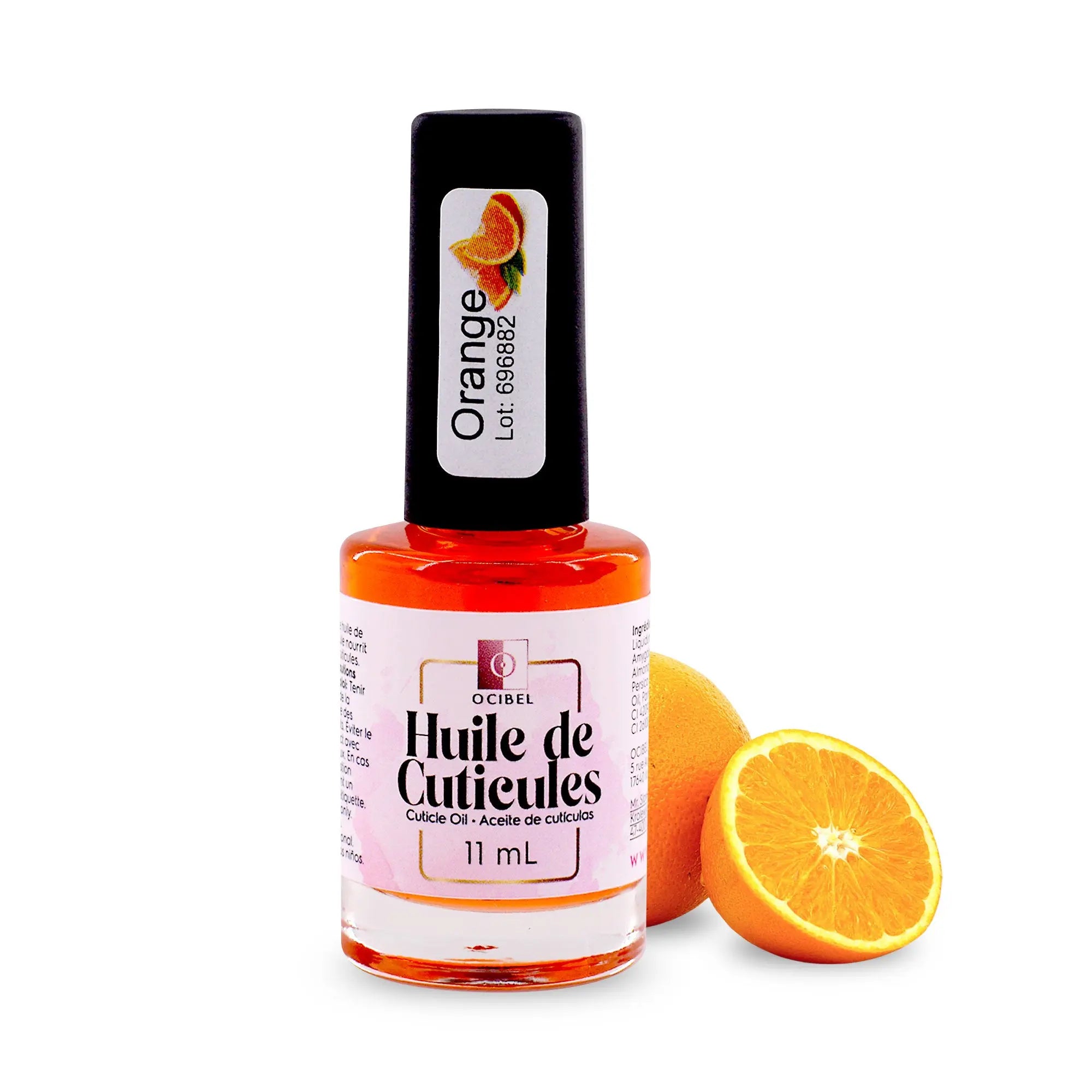 Huile cuticules Orange 11ml – Soin ongles parfumé OCIBEL
