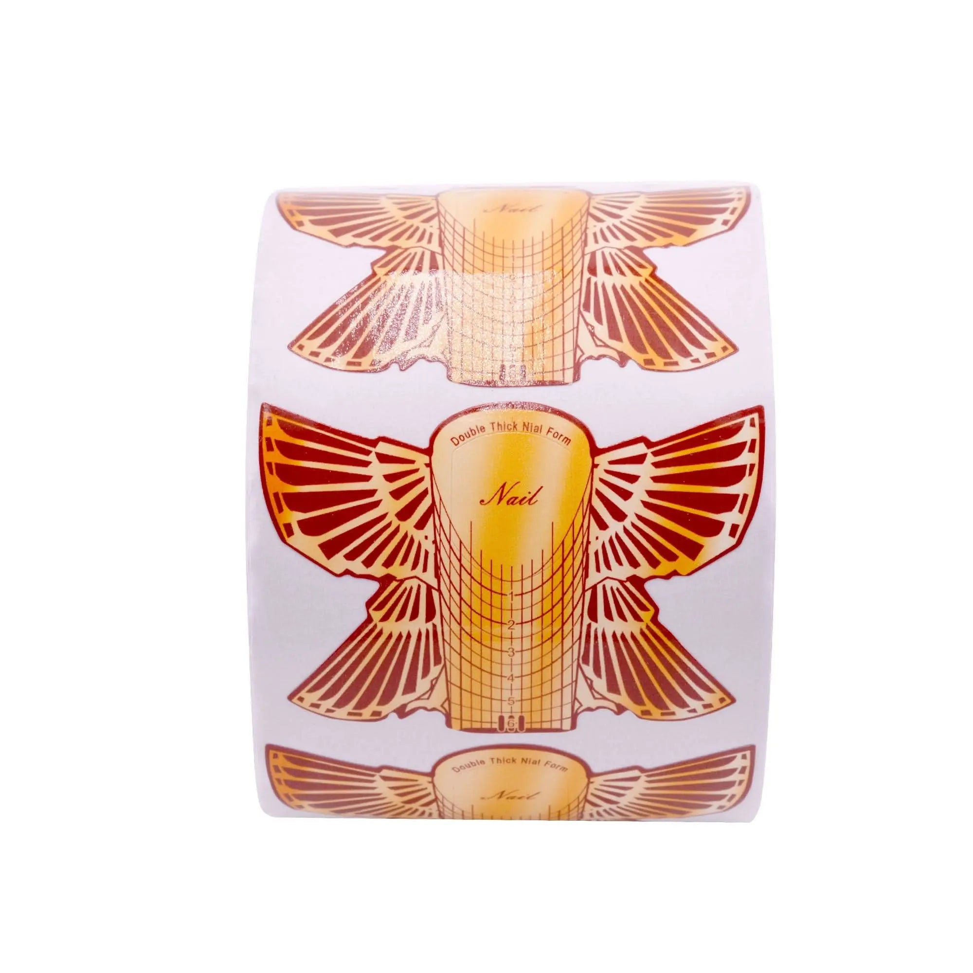 Rouleau 500 Chablons Carré Arrondi – Pour réaliser des ongles Carré, Amande, Coffin OCIBEL