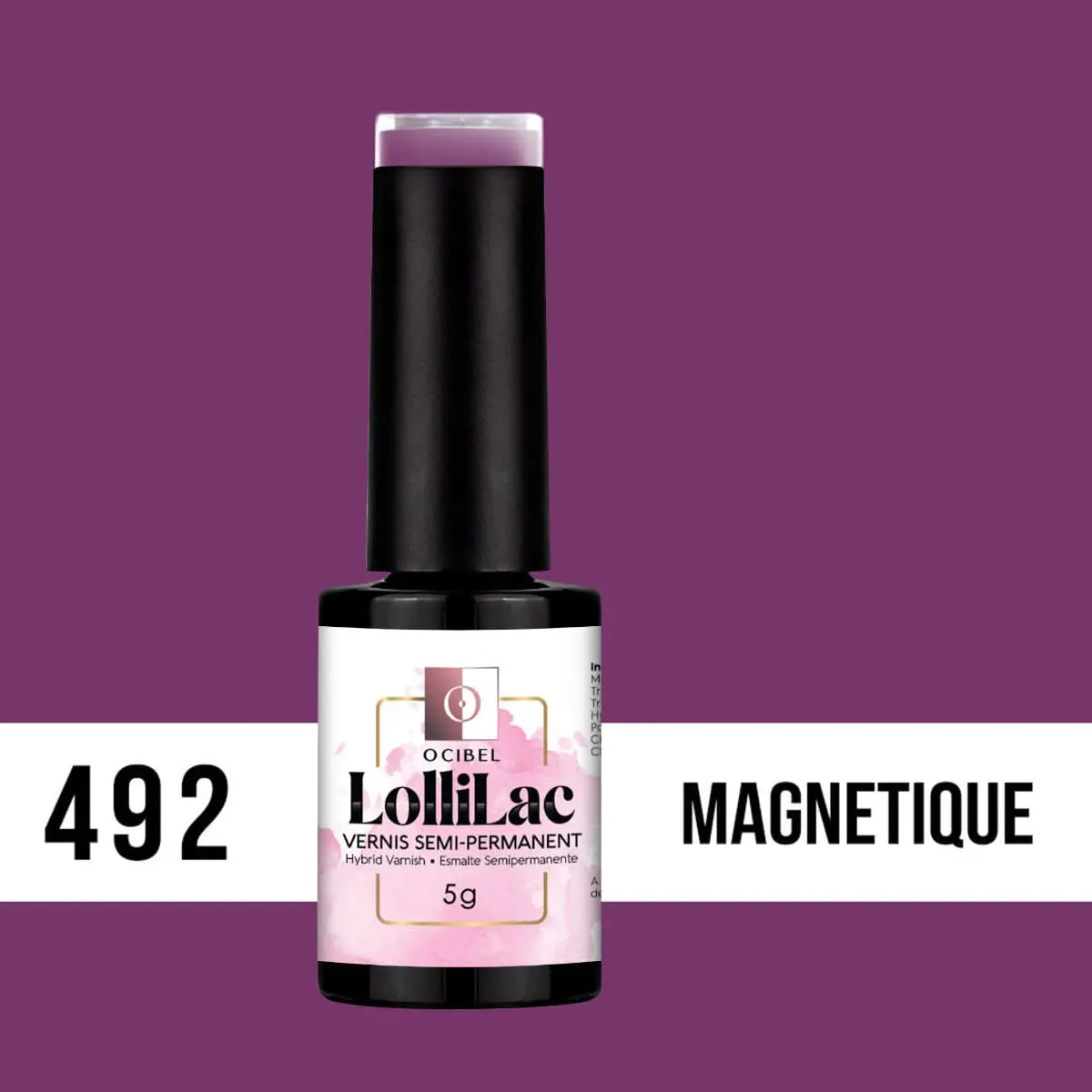 Vernis Semi Permanent UV / LED - Automne N°492 OCIBEL