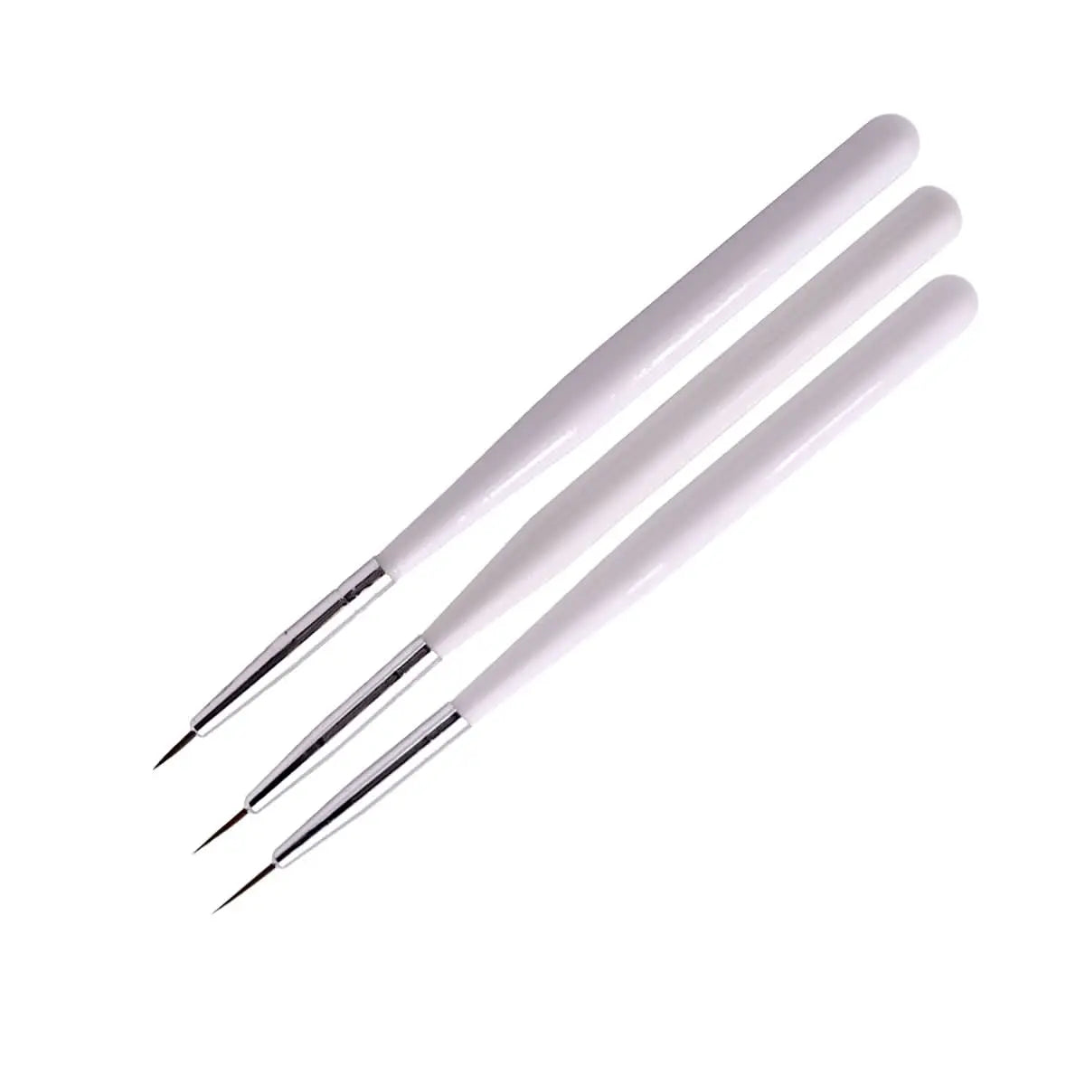 lot de 3 Pinceaux Nail Art Liner OCIBEL