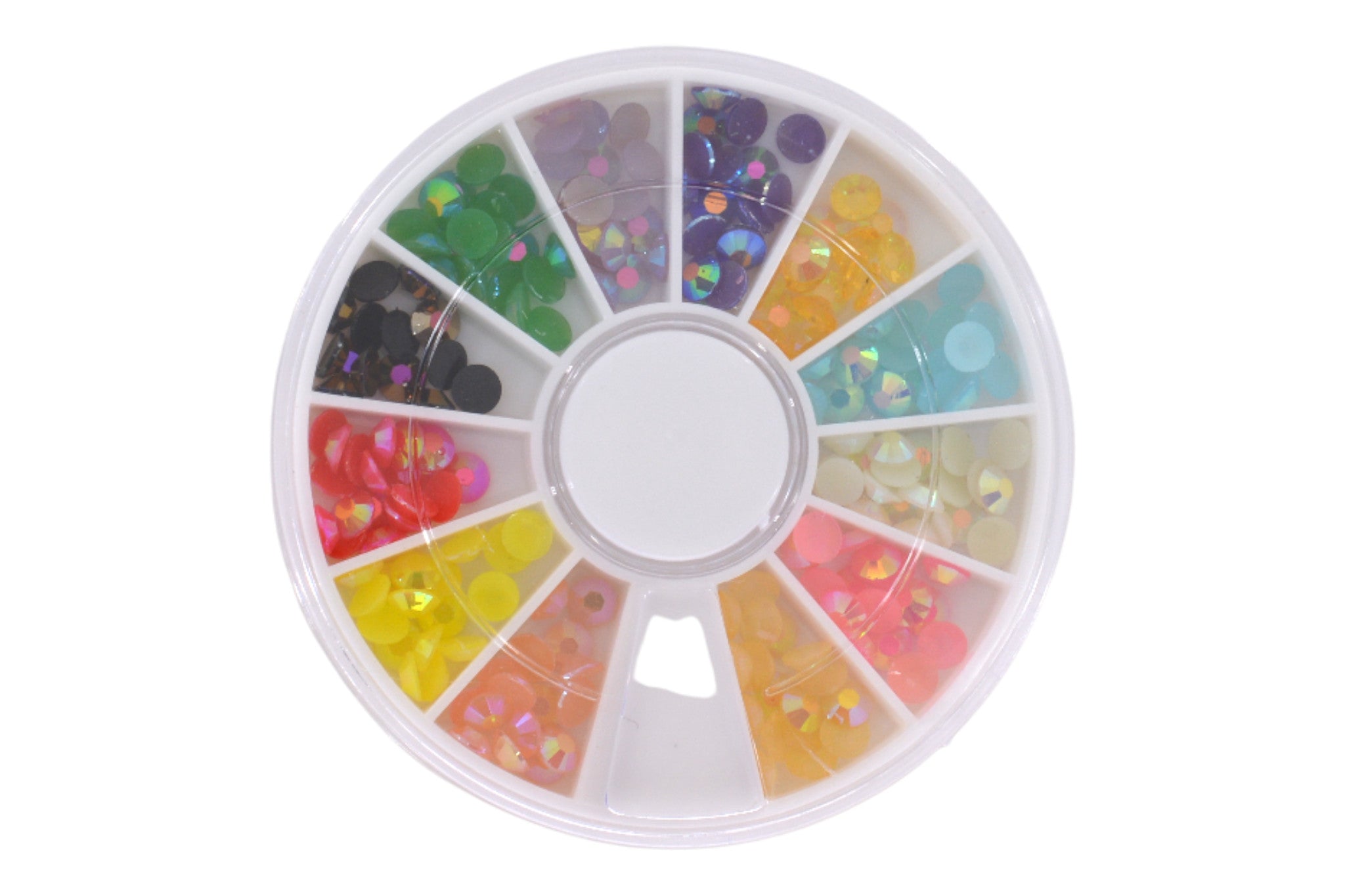 Carrousel Nail Art Gros Strass Multi Couleur OCIBEL