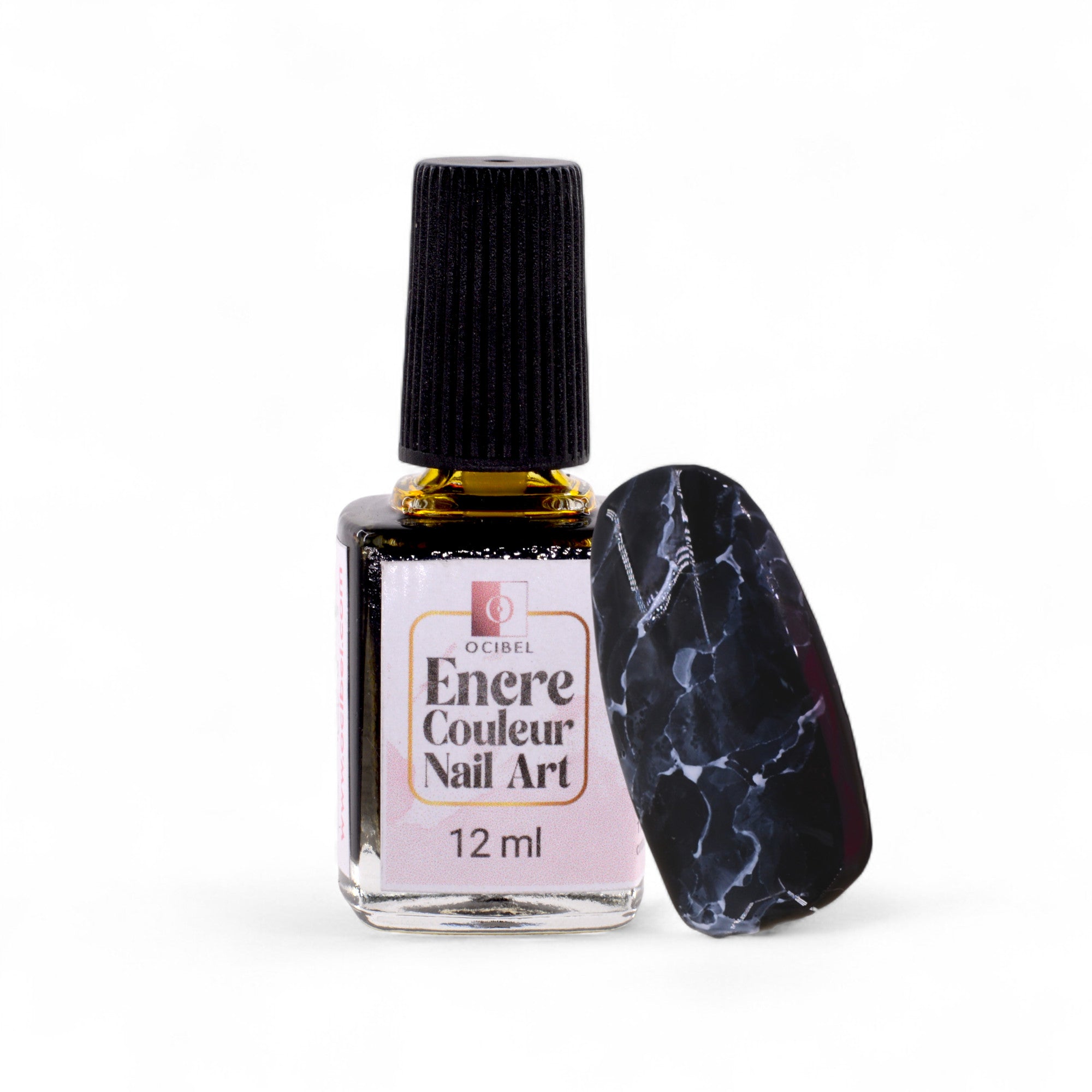 Encres Nail Art – Effets Marbrés & Créations Abstraites – Blanc 12 ml OCIBEL