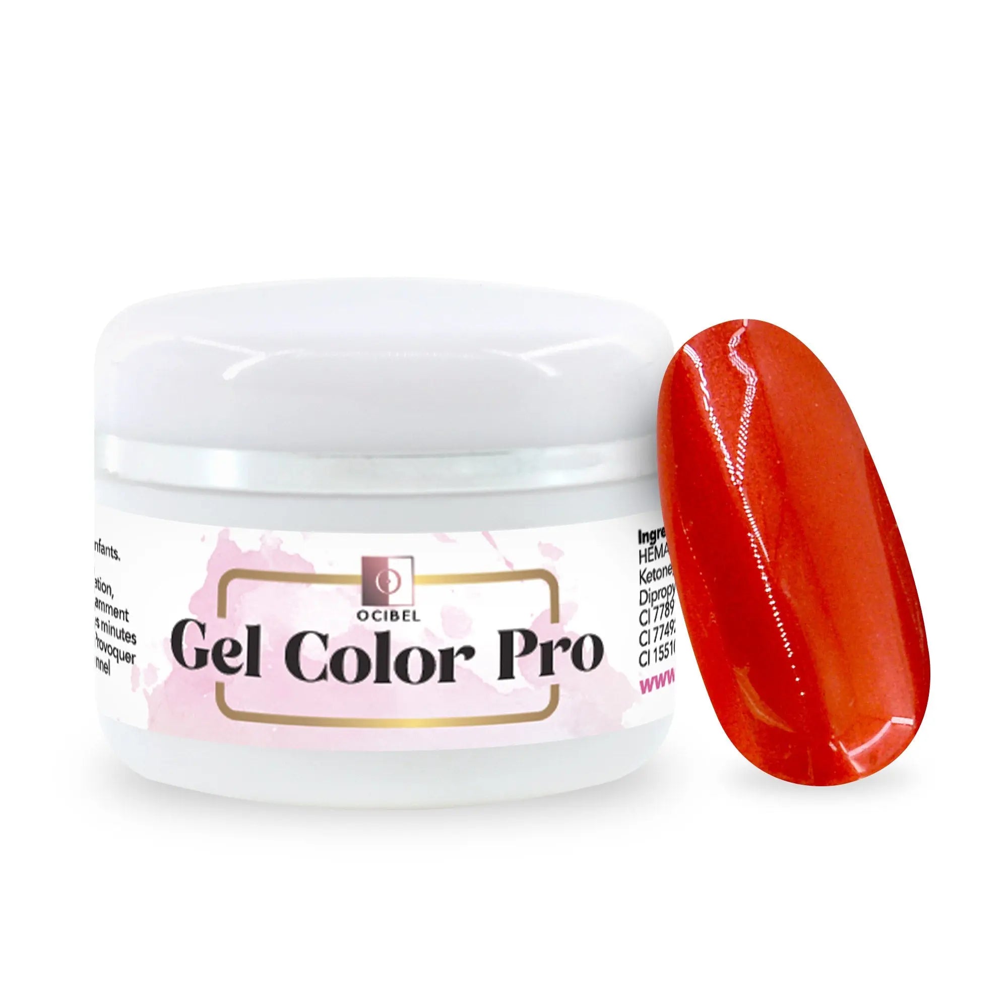 Gel Color Pro 5ml 4721 - Rouge Métal OCIBEL