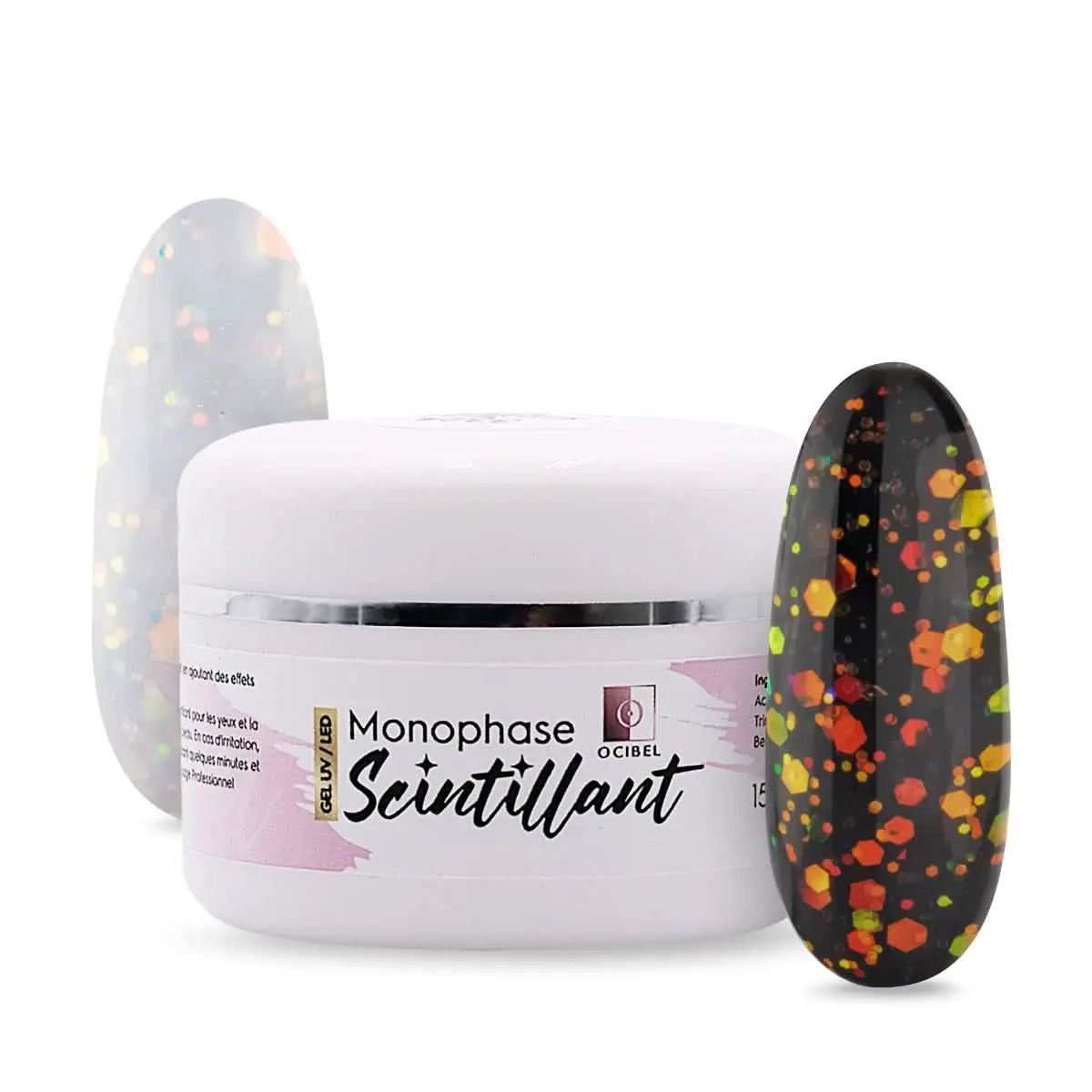 Gel Monophase 3en1 15g - Sans TPO - Scintillant N°1 OCIBEL