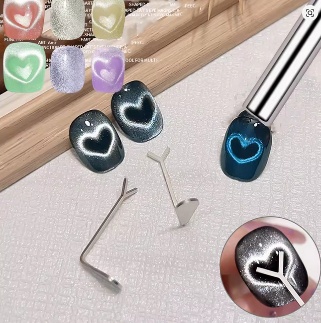 Kit aimants Cat Eye – Bâton + fil de fer en Y – Effet œil de chat OCIBEL