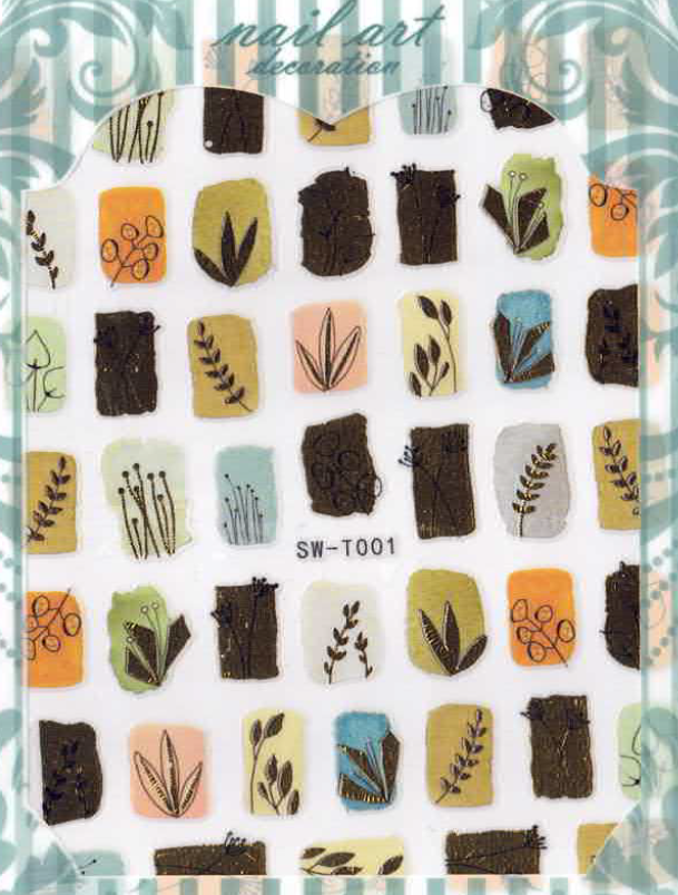 Planche Stickers Autocollant Plante OCIBEL