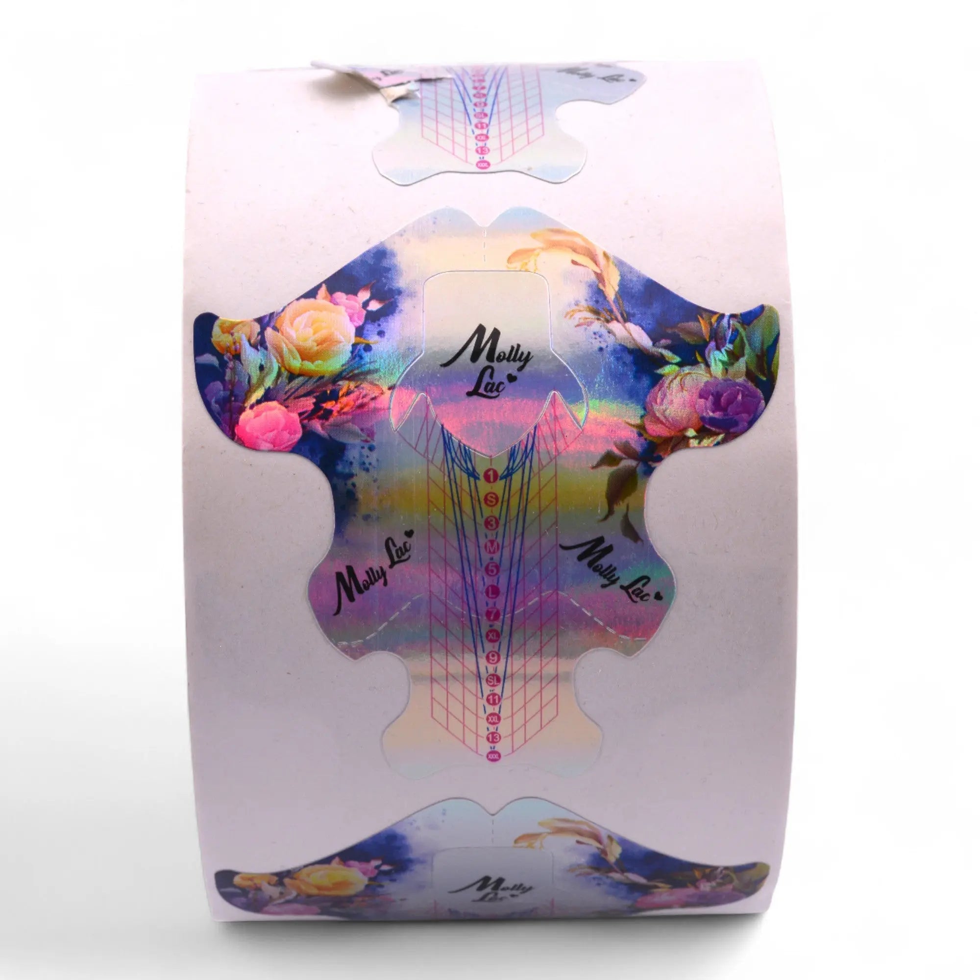 Rouleau 500 Chablons Prédécoupés Gradués Stiletto / Coffin OCIBEL