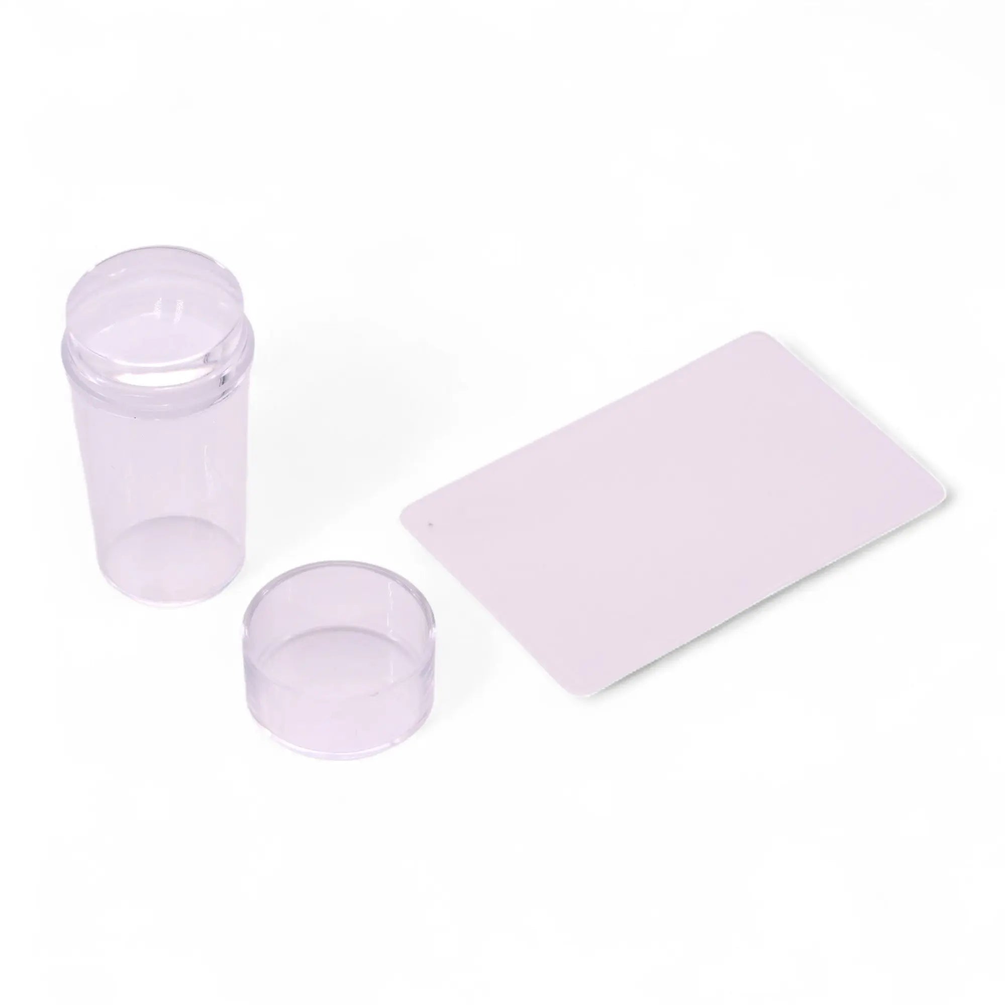 Tampon en Silicone Transparent Diamètre 3 cm Transparent et Raclette OCIBEL